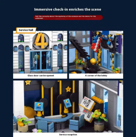 NEW Super Skyscraper Tower Building Blocks Set Model Adults MOC City Skyline