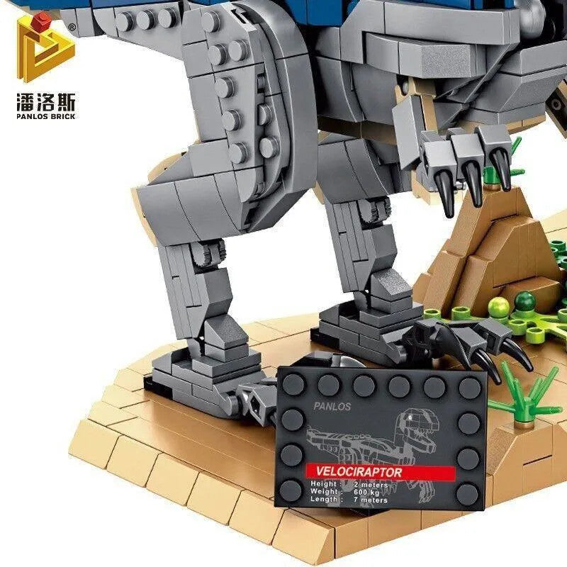MOC Dinosaur World Velociraptor Bricks Toys 611003