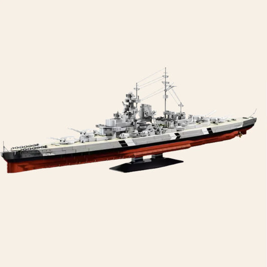 NEW Bismarck Battleship Building Blocks Set Model Adults MOC WW2 Navy Warship
