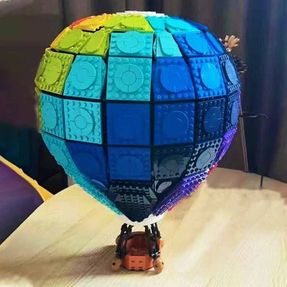 MOC Expert Creator Rainbow Balloon Bricks Toys