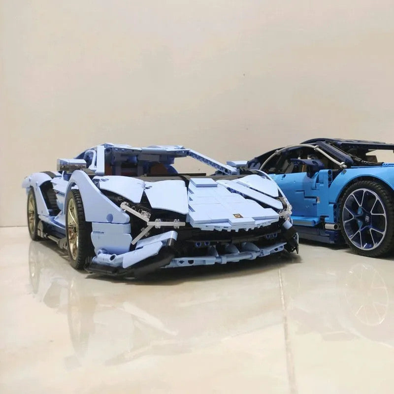 MOC 13056 APP RC Racing Car Lamborghini Hyper Bricks Toy