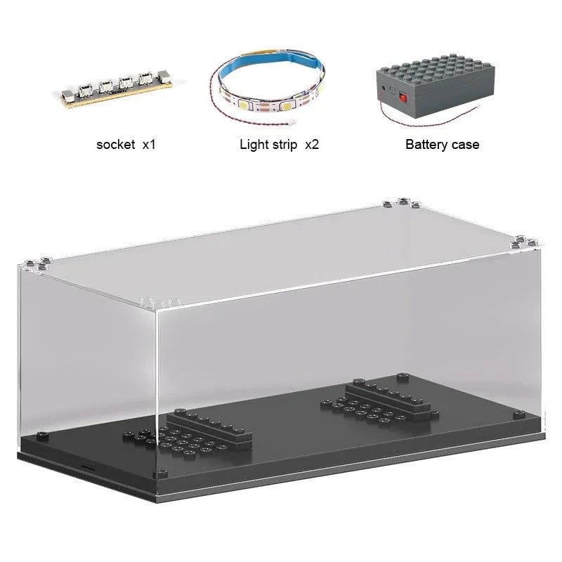 Clear Display Box for Car Bricks Show Off Kids Toys Storage Case