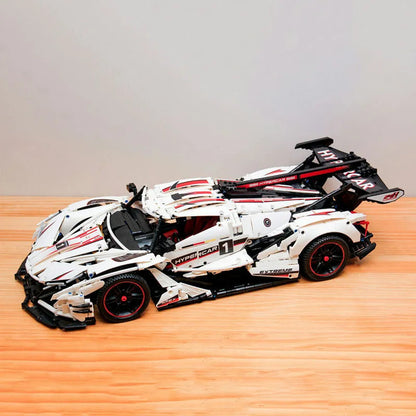 Tech MOC RC Motorized Apollo IE Racing Car Bricks Toy 61053