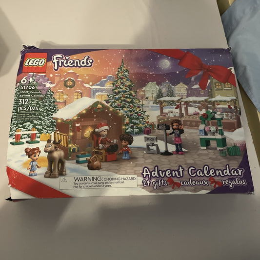 LEGO Friends Advent Calendar 41706 Mostly new in damaged open box