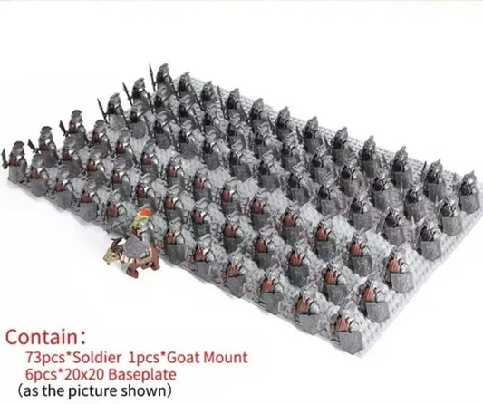 NEW Lot 73 Custom Lord of the Rings Dwarf Legion Army Soldier Minifigures