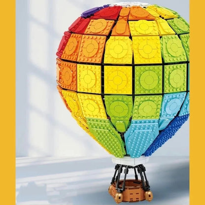 MOC Expert Creator Rainbow Balloon Bricks Toys