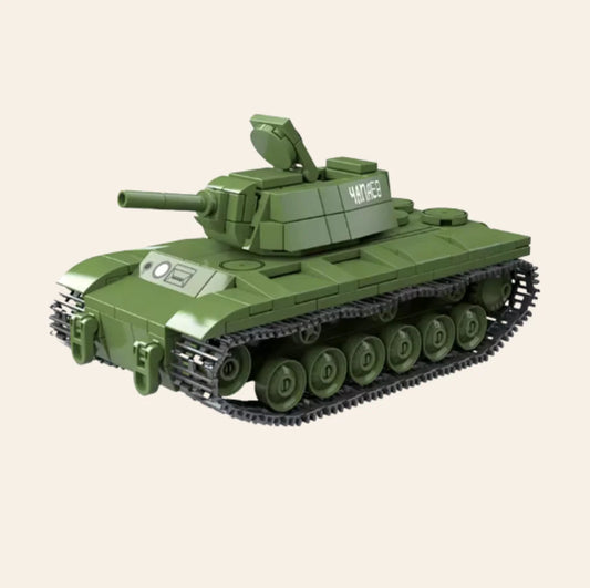 NEW KV-1 Tank Building Blocks Set Model Adults MOC WW2 Soviet Military Army