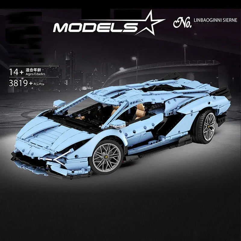 MOC 13056 APP RC Racing Car Lamborghini Hyper Bricks Toy