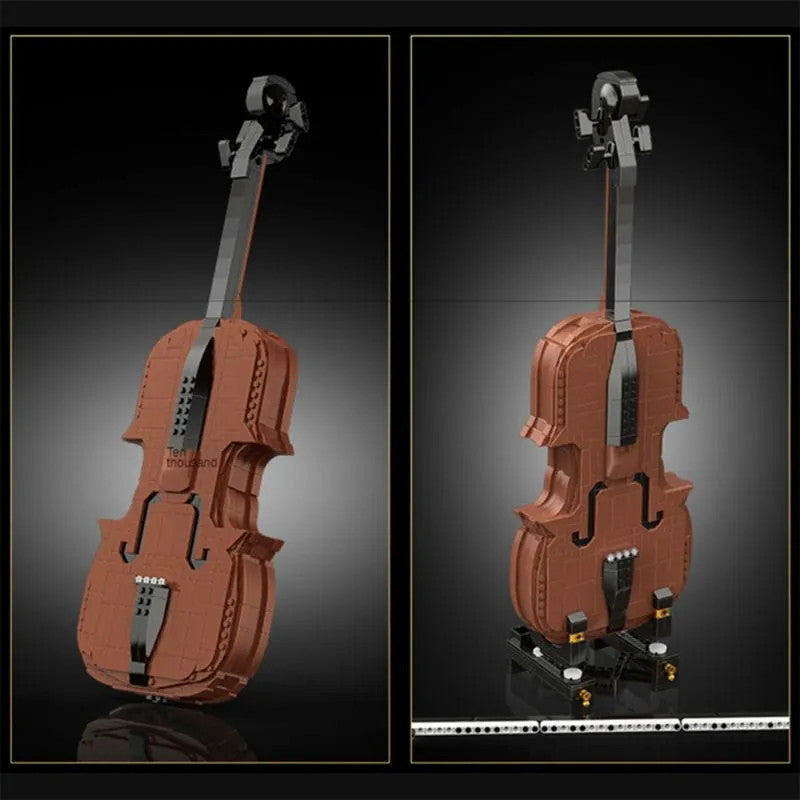 Tech MOC Expert APP RC Motorized Dream Violin Bricks Toy