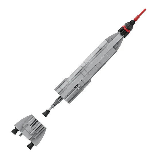 NEW 136PCS NASA Mercury Atlas Rocket 1:110 Scale Building Blocks Set