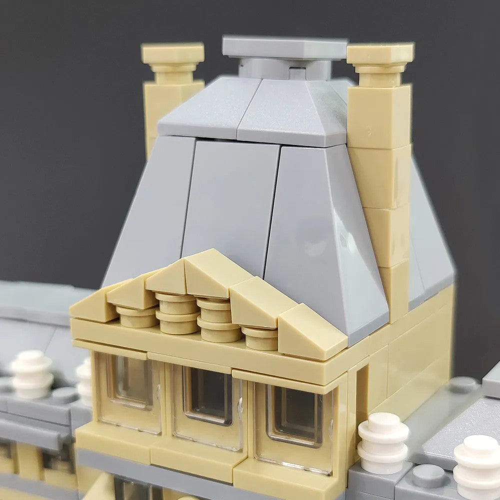 MOC Architecture City Paris The Louvre Bricks Kids Toys