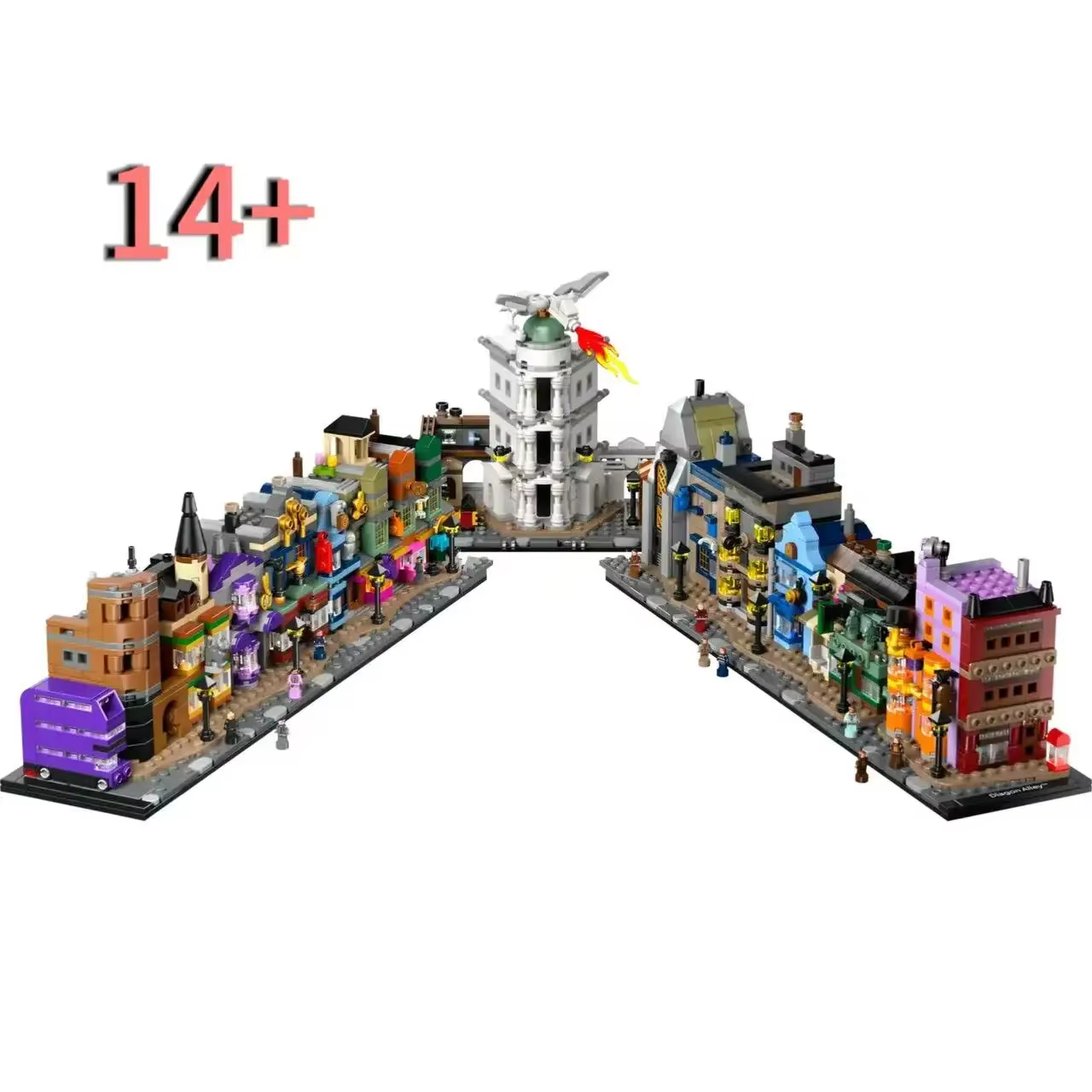 NEW Harry Potter Diagon Alley Wizarding Shops Building Blocks Set for Adults