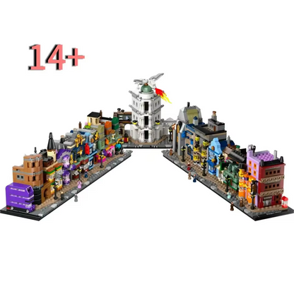 NEW Harry Potter Diagon Alley Wizarding Shops Building Blocks Set for Adults