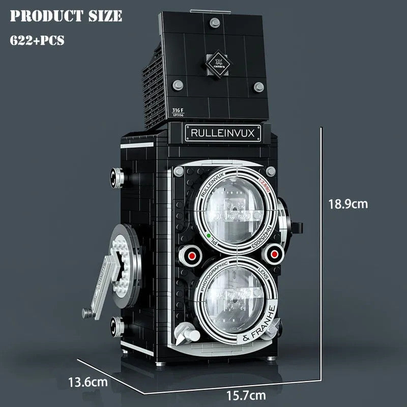 MOC Ideas Vintage Digital Retro Camera Bricks Toy 00847