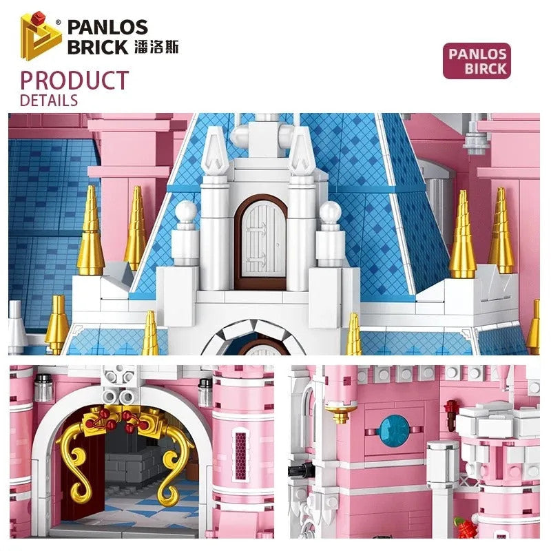 MOC Creative Expert Girl Princess Dream Castle Bricks Toy