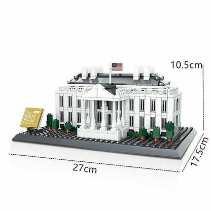 MOC Architecture 7018 White House Bricks Skyline Kids Toys