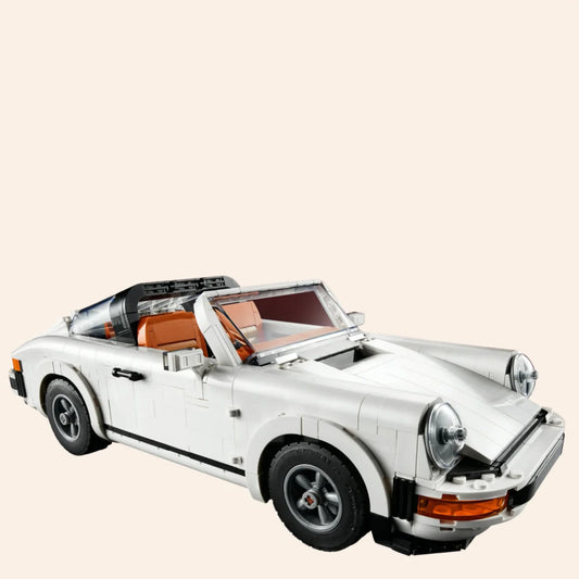 NEW Classic Sports Car Building Blocks Set Model Adults MOC 911 Vehicle Speed