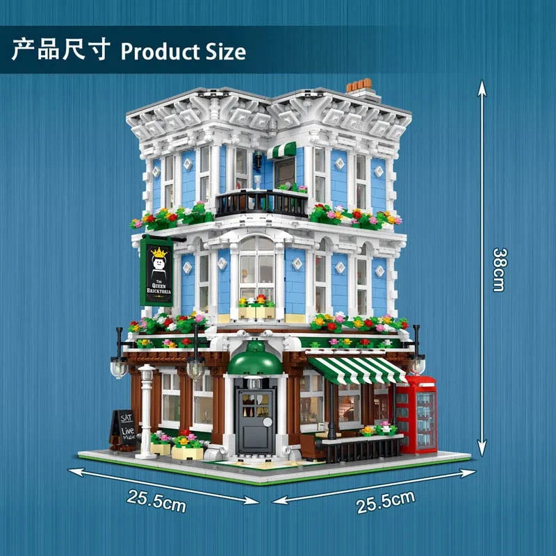 MOC City Street Expert Queen Bricktoria Bricks Toy 10197