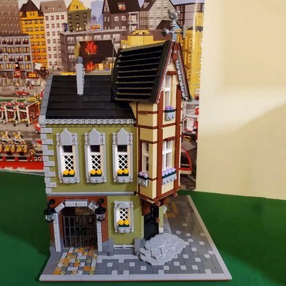 MOC Creator Expert City Corner Mall Store Bricks Toy 0919