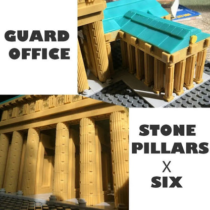MOC Architecture Berlin Brandenburg Gate Bricks Toy