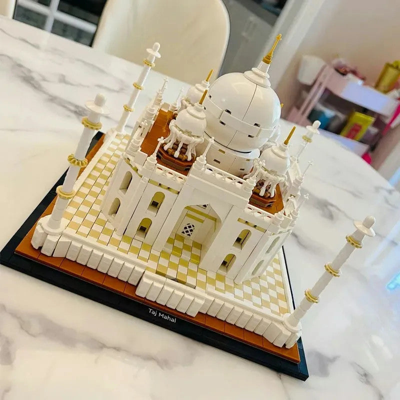 MOC Street Creator Experts Taj Mahal Bricks Kids Toys