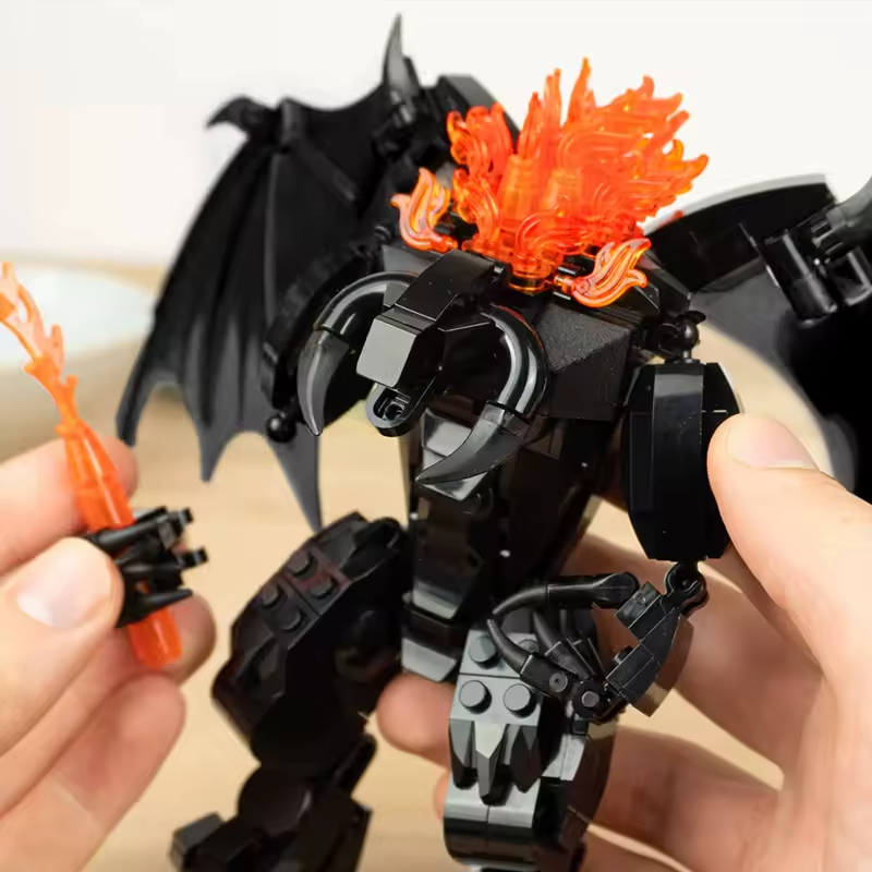 NEW Custom Lord of the Rings Balrog Figure LOTR MOC Building Set
