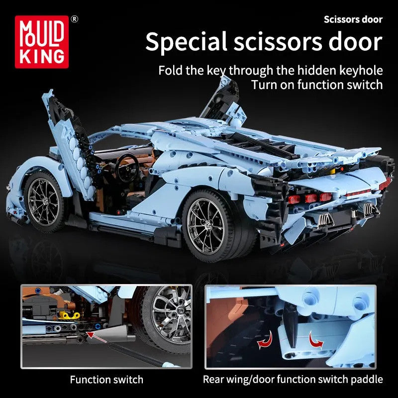 MOC 13056 APP RC Racing Car Lamborghini Hyper Bricks Toy
