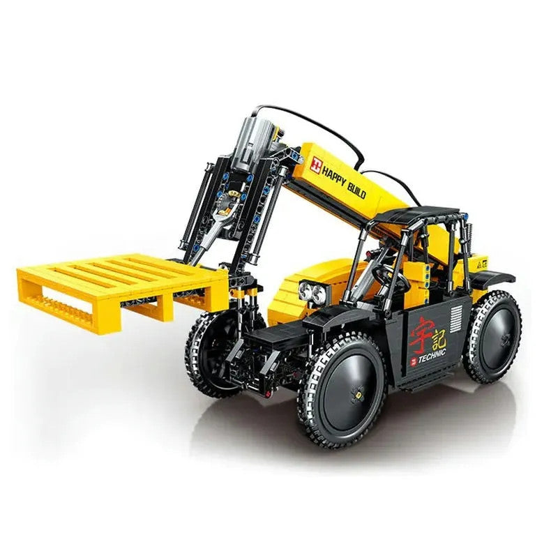 MOC RC APP Motorized Lift Forklift Truck Bricks Toys