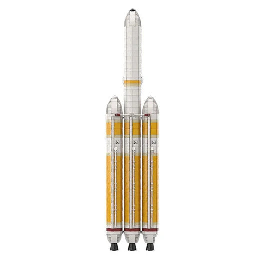 NEW 1813PCS Falcon Heavy Rocket Saturn V Scale Building Blocks Set
