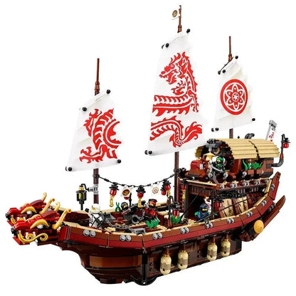 NEW 2295 PCS Ninjago Destiny's Bounty Ship Generic Building Block Set Dragon
