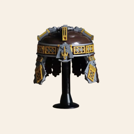 NEW Dwarven Warrior Helmet Display Building Blocks Set Model Adults MOC