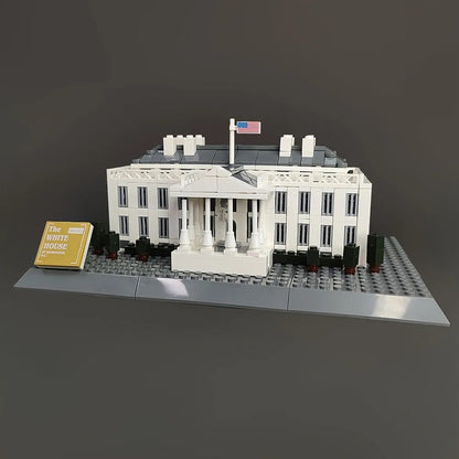 MOC Architecture 7018 White House Bricks Skyline Kids Toys
