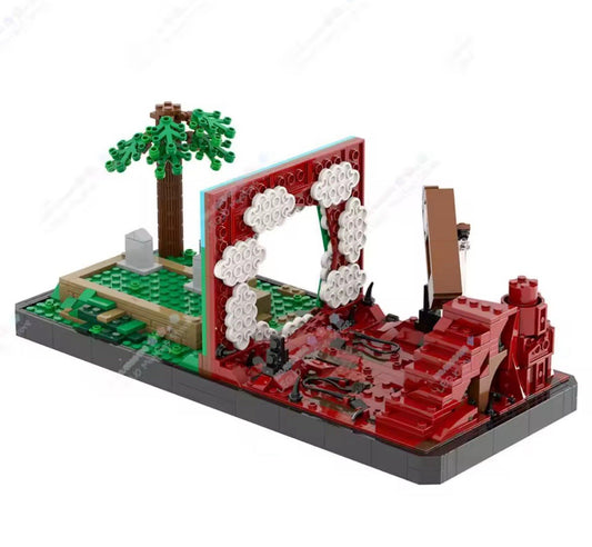 NEW 754Pcs Stranger Things Custom Upside Down Scene Building Set Gift No Figs