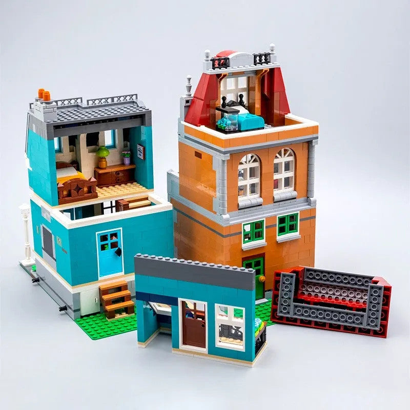 Expert MOC 10201 Creator City Book Store Shop Bricks Toy