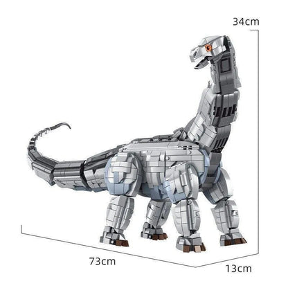 MOC Dinosaur World Brontosaurus Mech Bricks Toys 611006