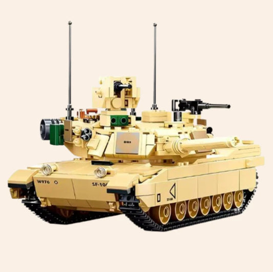 NEW M1A2 Abrams Army Tank Military Building Blocks Set Model Adults MOC War