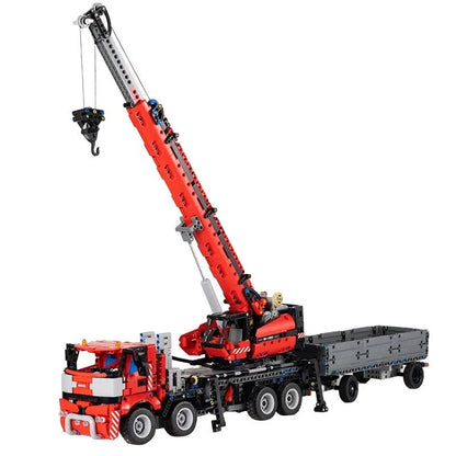 MOC RC All Terrain Piling Platform Crane Truck Bricks Toy 17003