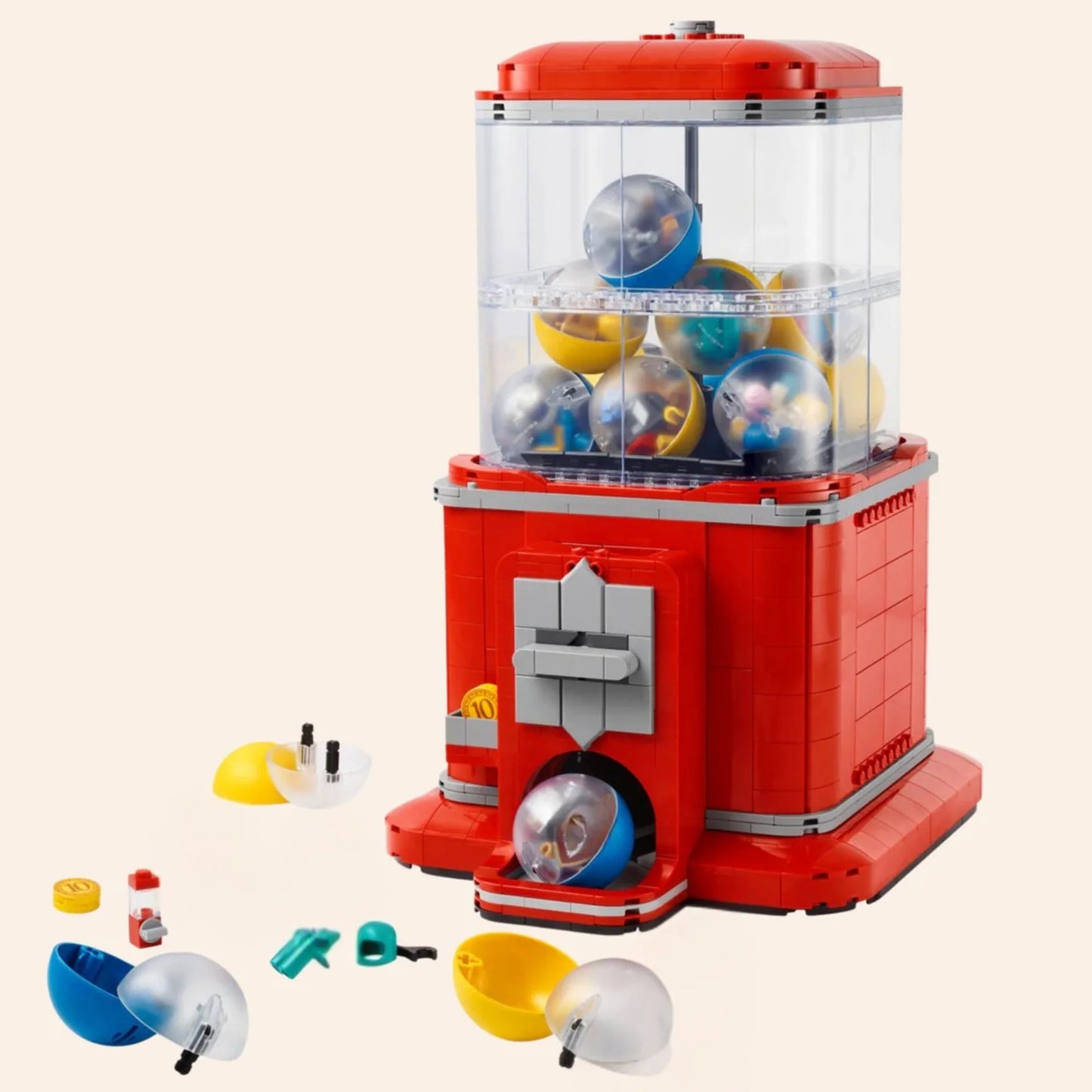NEW 1343 PCS Minifigure Vending Machine Unbranded Building Block Set Model MOC