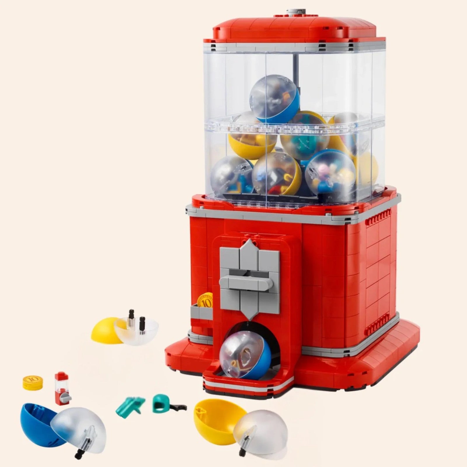 NEW 1343 PCS Minifigure Vending Machine Unbranded Building Block Set Model MOC