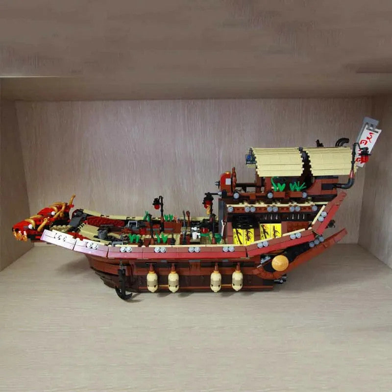 Movie Creative MOC Ninjago Destiny Bounty Ship Bricks Toy