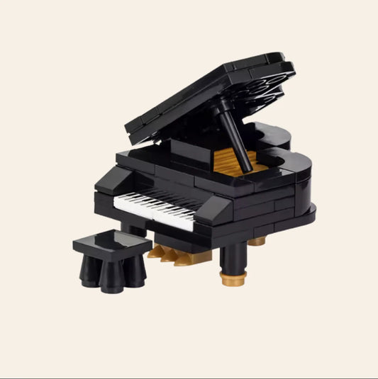 NEW Grand Piano Building Blocks Set Model Adults MOC Music Instrument Decor