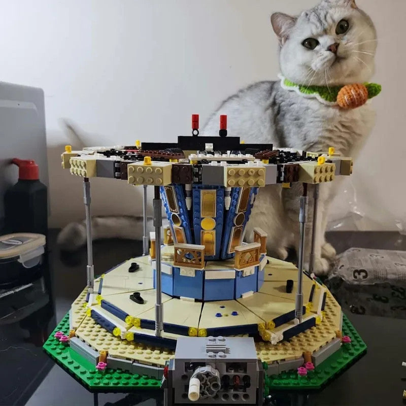 MOC 15036 Creator Expert Motorized Carousel Bricks Toy