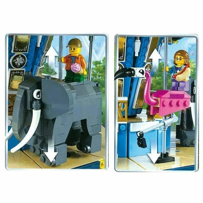 MOC 15036 Creator Expert Motorized Carousel Bricks Toy