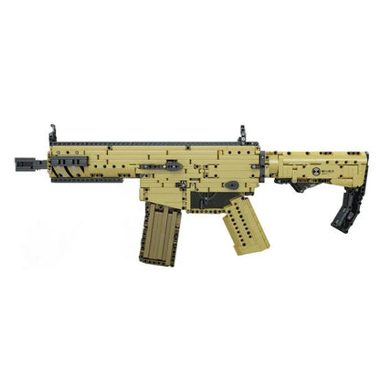 MOC 14015 Military Scar Assault Rifle Gun Bricks Toys