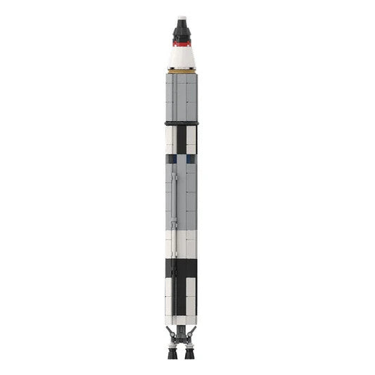 NEW 203PCS Gemini Titan Rocket Saturn V Scale Building Blocks Set