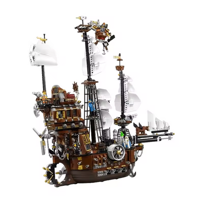 NEW SEALED 2741PCS Technical Steampunk Pirate Sailing Ship Building Block Set