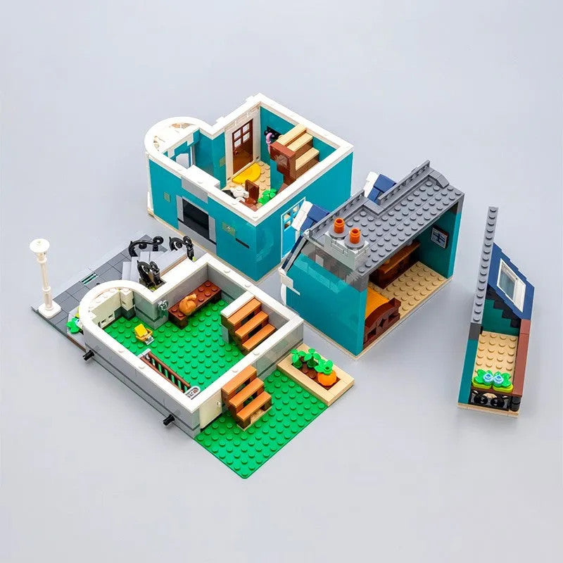 Expert MOC 10201 Creator City Book Store Shop Bricks Toy