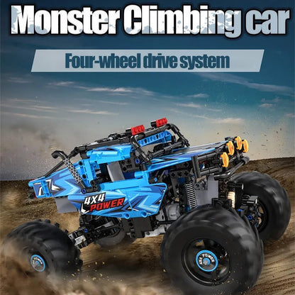 Tech RC MOC APP Off-Road Monster Buggy Bricks Toys