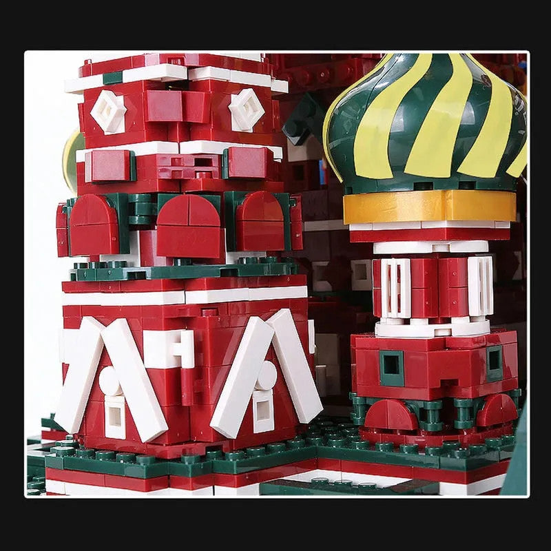 Architecture MOC Famous Saint Basil's Cathedral Bricks Toys