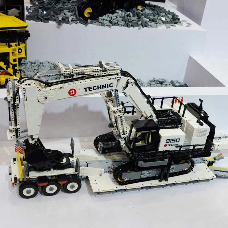 MOC RC APP City Mining Excavator Truck Bricks Toys